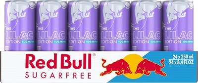 Red Bull Enerji İçeceği LILAC Edition, Pomelo 24 x 250 ml, Şekersiz