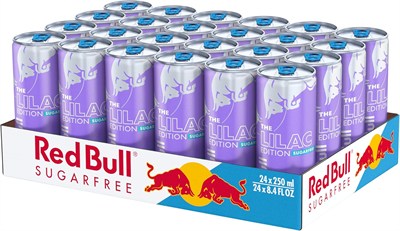 Red Bull Enerji İçeceği LILAC Edition, Pomelo 24 x 250 ml, Şekersiz