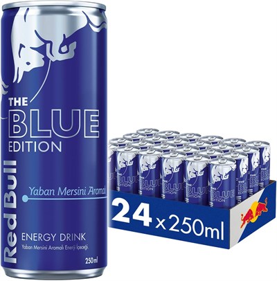 Red Bull Enerji İçeceği, Yaban Mersini, 250 ml (24lü Paket, 24 x 250 ml)