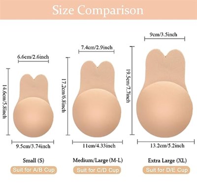 RedPie Yapışkanlı sütyen Push Up tekrar kullanılabilir silikon askısız sütyen abiye elbisesi için Push up up, sırtı açık kıyafet ve mayo, , M-L
