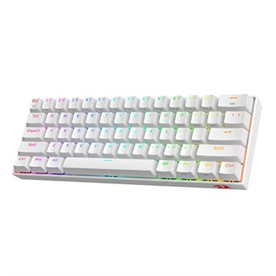 Redragon K530 Draconic%60 Kompakt RGB Kablosuz, 5.0 Bluetooth Oyun Klavyesi Kahverengi Anahtarlı ve 16,8 Milyon RGB Aydınlatma - Seçenekler: SMALL, Kahverengi Anahtar
