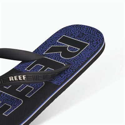 Reef Cj3994 Reef Seaside Parmakarası Siyah-Mor Erkek Terlik