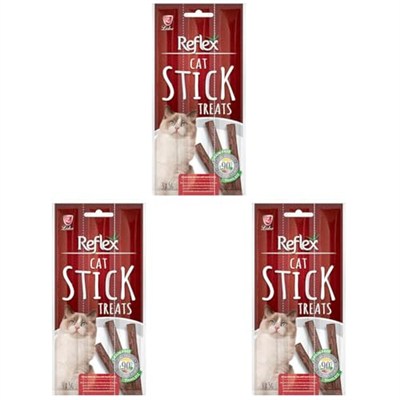 Reflex Biftekli Kuzulu Kedi Ödül Çubuğu 5 Gr 3 Adet 3lü paket