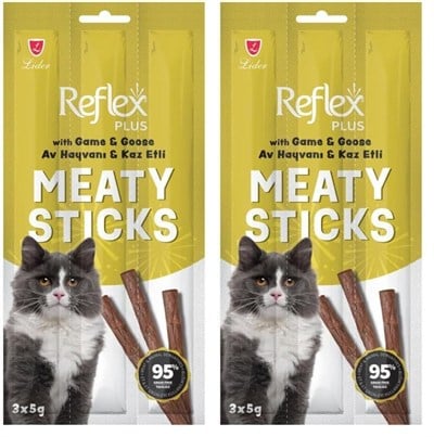 Reflex Kedi Ödül Stick Av Hayvanlı & Kaz 3 * 5 Gr 2li paket