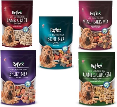Reflex Semi-Moist Dog Treat Mix 5li Köpek Ödül Seti