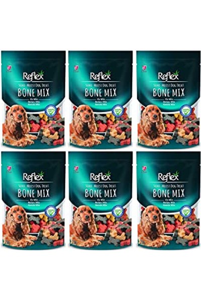 Reflex Yarı Yumuşak Kemik Mix Köpek Ödül Maması 150 Gr 6LI SET