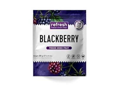 refresh Freeze Dried Böğürtlen - Dondurularak Kurutulmuş Meyve - Freeze Dry Meyve Kurusu 20gr