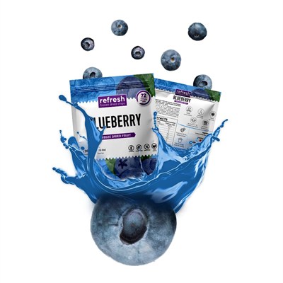 Refresh Freeze Dried Yaban Mersini - Dondurularak Kurutulmuş Meyve - Freeze Dry Meyve Kurusu 20gr