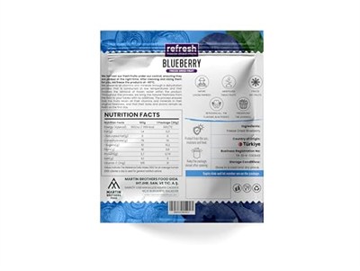 Refresh Freeze Dried Yaban Mersini - Dondurularak Kurutulmuş Meyve - Freeze Dry Meyve Kurusu 20gr