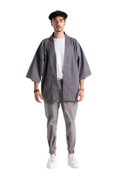 Reglan Kol Oversize%100 Pamuk Unısex Kaftan starNM444