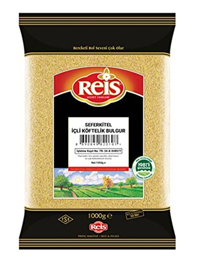 Reis İçliköftelik Bulgur (Seferkitel) 1 Kg