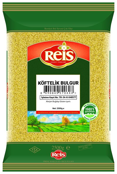 Reis Köftelik Bulgur (Kısırlık) 2.5 Kg