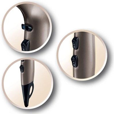 Remington Iyonlu Saç Kurutma Makinesi Keratin Protect , 2200 W, Yüksek Kaliteli Seramik Kaplı Izgara, Iki Şekillendirme Başlığı, Difüzör, Kahverengi Ac8002