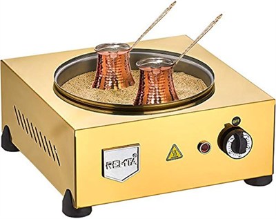 Remta KF02 Kumda Kahve Makinası, Altın, Paslanmaz Çelik