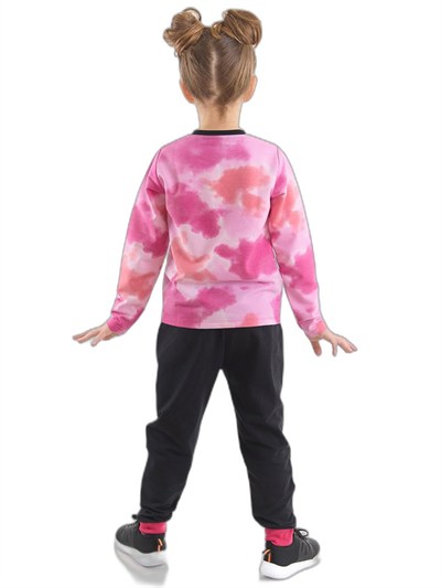 Retro Batik Kız Çocuk T-Shirt Pantolon Takım