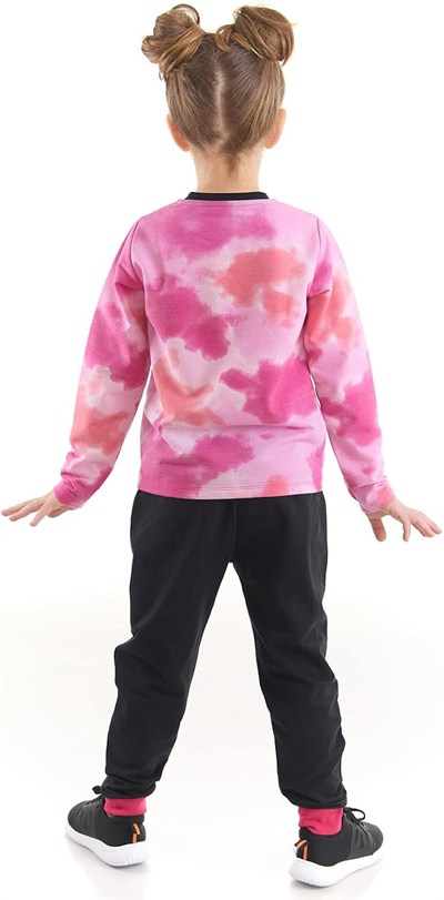 Retro Batik Kız Çocuk T-Shirt Pantolon Takım