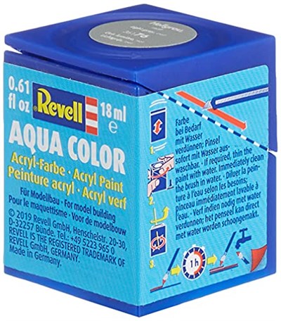 Revell - Su Bazlı Maket Boyası Açık Gri Mat 18 Ml (36176)