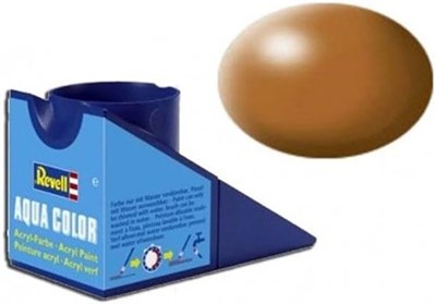 Revell - Su Bazlı Maket Boyası Ahşap Kahverengi İpek 18 Ml (36382)
