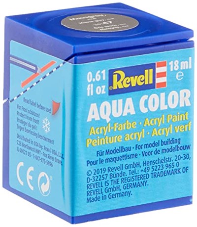 Revell - Su Bazlı Maket Boyası Gri Mat 18 Ml (36147)