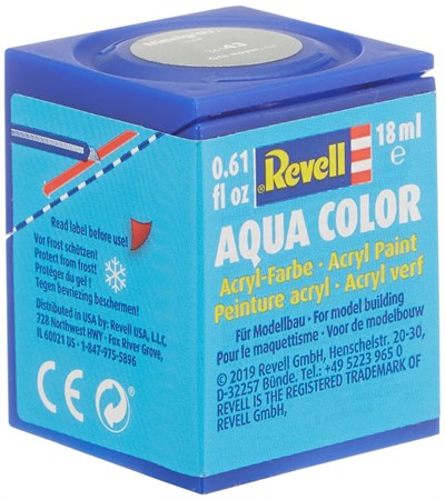 Revell - Su Bazlı Maket Boyası Gri Mat 18 Ml (36143)
