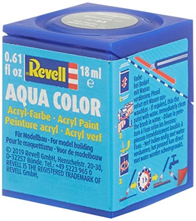 Revell - Su Bazlı Maket Boyası Gri Mat 18 Ml (36143)
