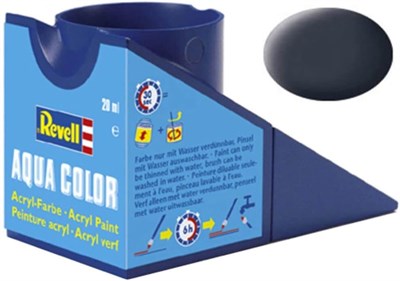 Revell - Su Bazlı Maket Boyası Tank Gri Mat 18 Ml (36178)