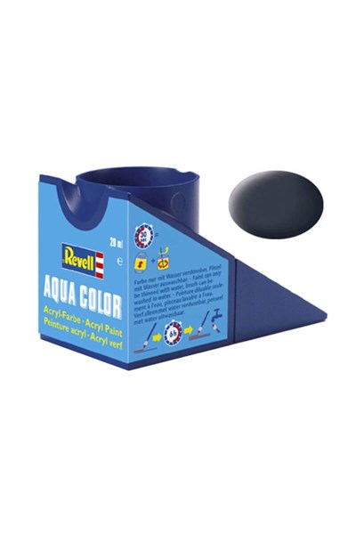Revell - Su Bazlı Maket Boyası Tank Gri Mat 18 Ml (36178)