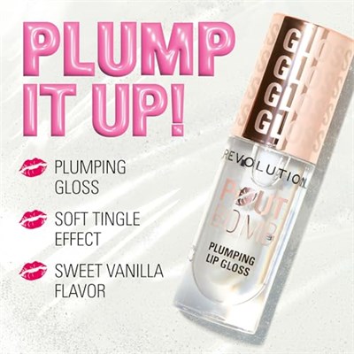 Revolution Dudak Dolgunlaştırıcı Ve Parlatıcı - Pout Bomb Plumping Gloss - Kiss