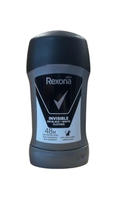 Rexona Men Erkek Anti-Perspirant Stick Deodorant Invisible Black And White 50 ml 1 Adet