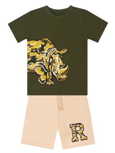 Rhino Erkek Çocuk T-shirt Şort Takım
