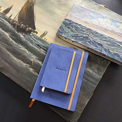 Rhodia 117308C Yumuşak Kapaklı Defter, Çizgili, Sapphire Blue, A6
