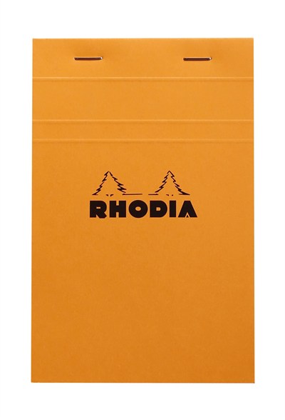 Rhodia Bloknot 14200 No. 14 Kareli 80 Sayfa, 11 x 17 cm, Turuncu