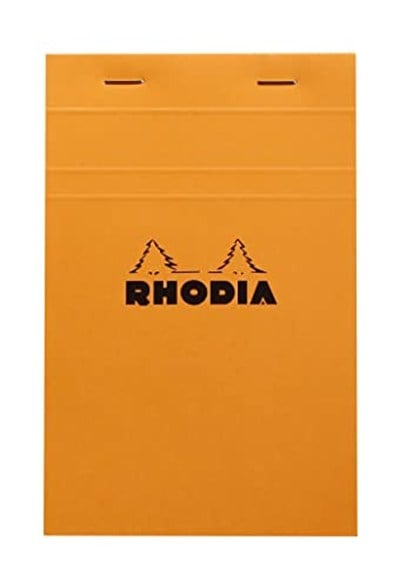 Rhodia Bloknot 14200 No. 14 Kareli 80 Sayfa, 11 x 17 cm, Turuncu