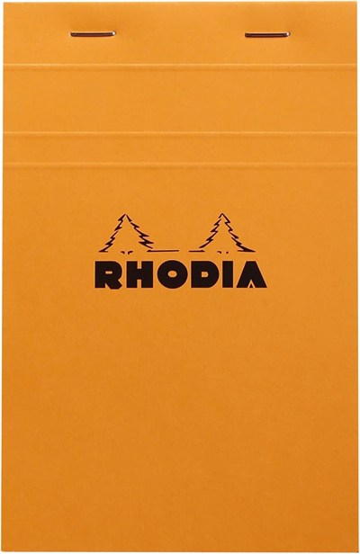 Rhodia Bloknot 14200 No. 14 Kareli 80 Sayfa, 11 x 17 cm, Turuncu