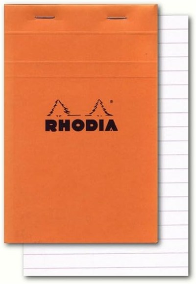 Rhodia Çizgili Bloknot, Turuncu, 148x105 mm