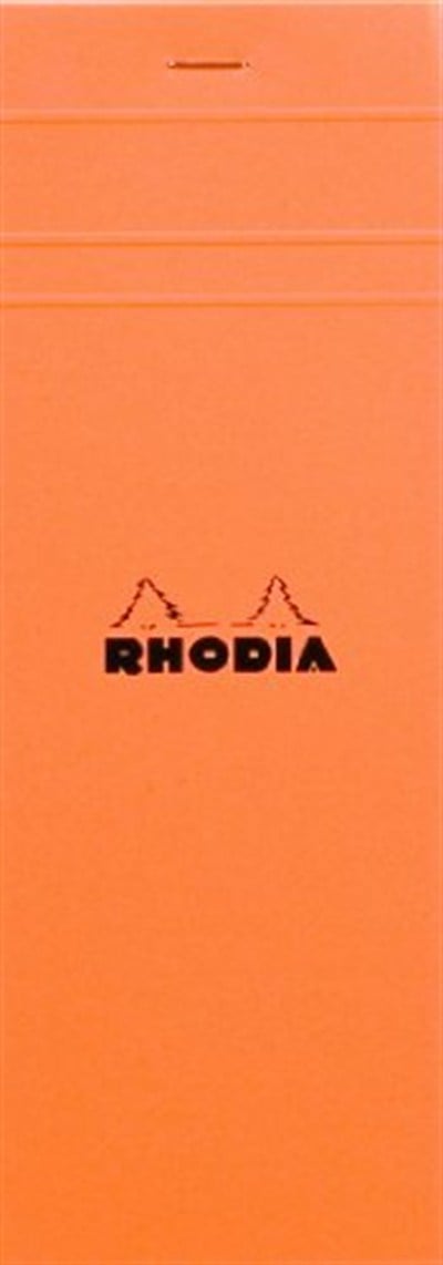 Rhodia Kareli Bloknot, Turuncu, 74x210 mm
