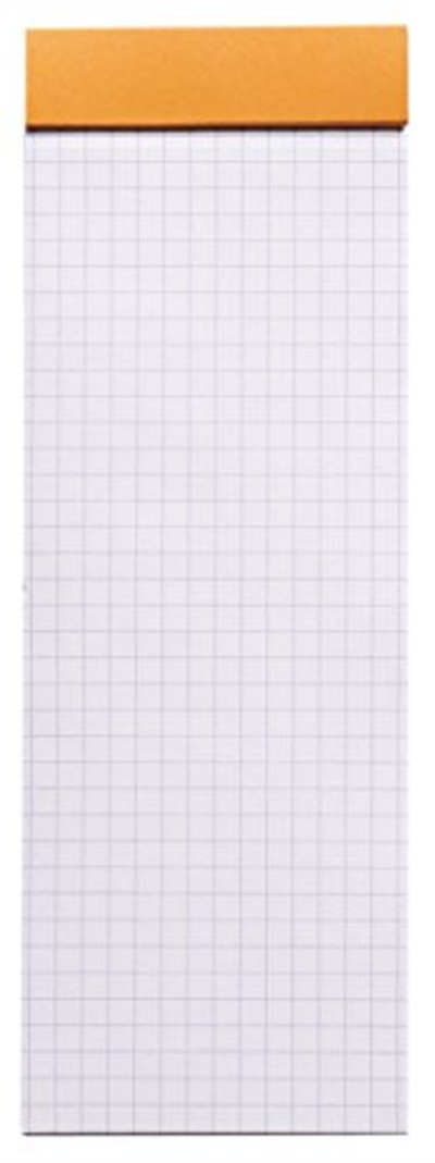 Rhodia Kareli Bloknot, Turuncu, 74x210 mm
