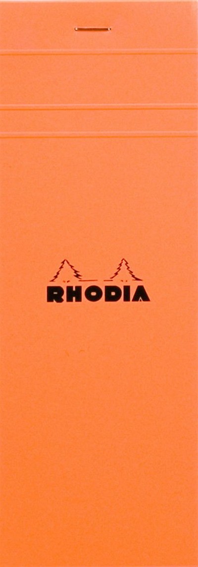 Rhodia Kareli Bloknot, Turuncu, 74x210 mm