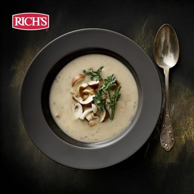 Richs Versatie Professional Cream - Sıcak Mutfak Uygulamaları için Bitkisel Yağlı Şekersiz Krema - 1 L