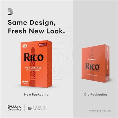 Rico by DAddario BB klarnet yaprakları, kalınlık 3, 3lü paket
