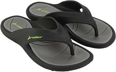 Rider Erkek Cape Xvii Ad düz sandalet, Gri, 41 EU