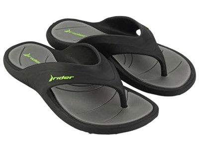 Rider Erkek Cape Xvii Ad düz sandalet, Gri, 41 EU