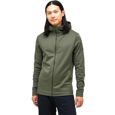Rider Tech Zip Hood Erkek Yeşil Outdoor Polar G79554060