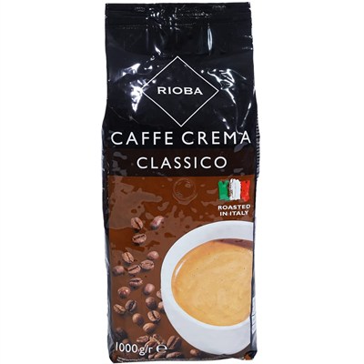 Rioba Caffe Crema Classico Çekirdek Kahve 1 kg