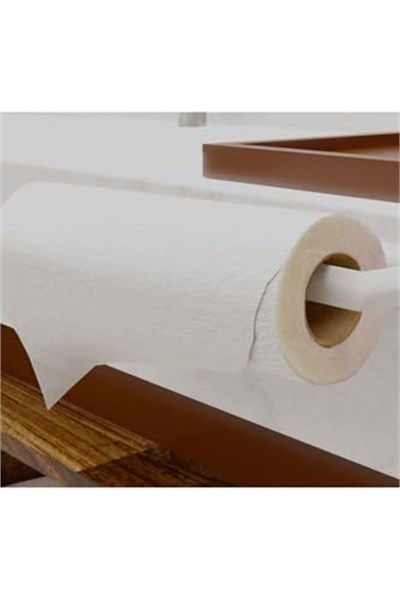 Risingmaber Metal Beyaz Yapışkanlı Kağıt Havluluk Yapışkanlı Havlu Askılığı, Banyo Askısı Yapışkanlı Havluluk ve Peçetelik 3M Yapışkanlı Tasarım MT72B