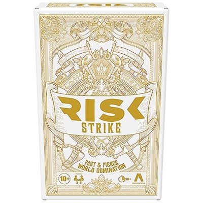 Risk Strike Cards and Dice Game, Quick-Playing Strategy Card Game for 2-5 Players, 20 Min. Average, Family Games, Party Games - İngilizce versiyon