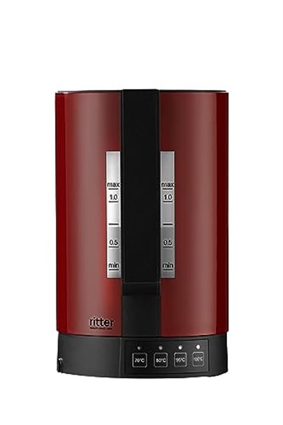 Ritter su ısıtıcısı Fontana 5, Kapasite 1,1 litre, kırmızı