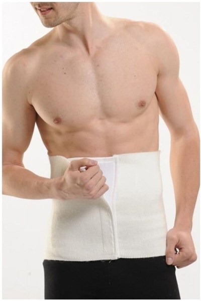 RKM TİCARET Unisex Krem Cırtlı Yün Korse Ten M-1
