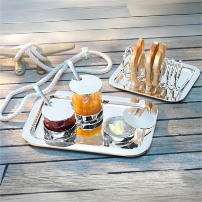 Robbe&Berking Gümüş Kaplama Kapaklı Reçellik 5,8 cm