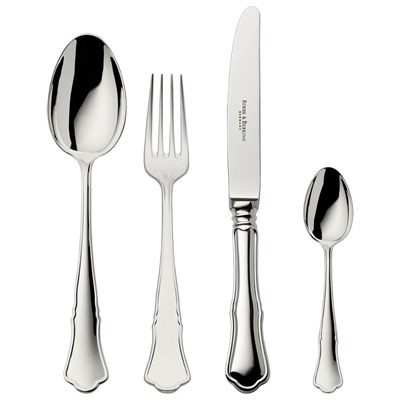 Robbe&Berking Robbe Berking Alt Chippendale 6 Kişilik 24 Parça Çatal Kaşık Bıçak Seti Gümüş Kaplama